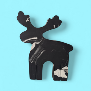 Black Marble Reindeer